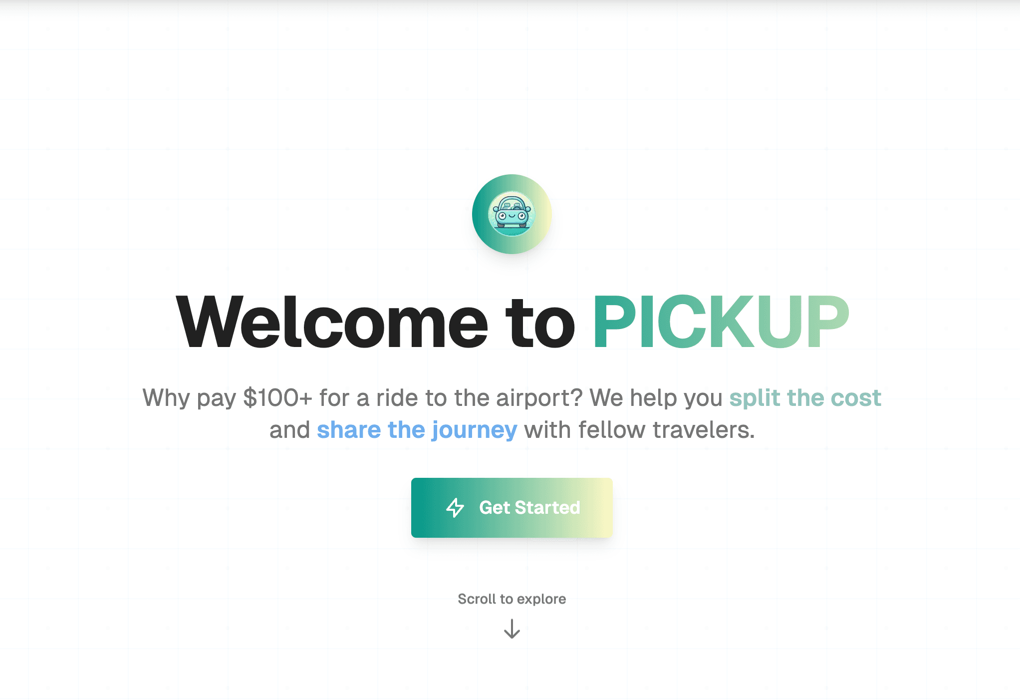 P-ickup dashboard